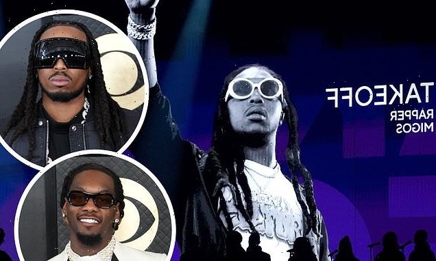 Backstage brawl! Quavo and Offset fight backstage at Grammys