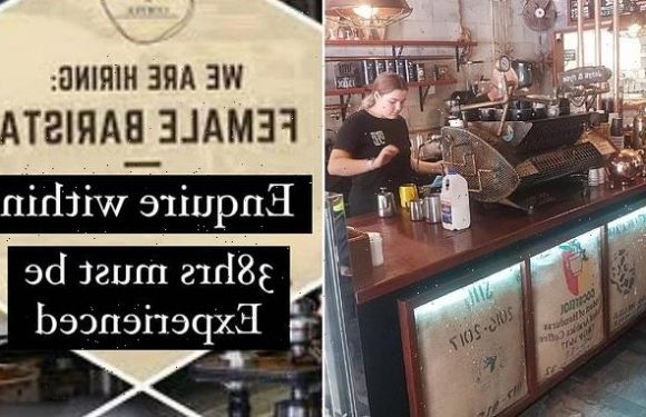 Cafe owner fires back after being slammed for barista ad wording