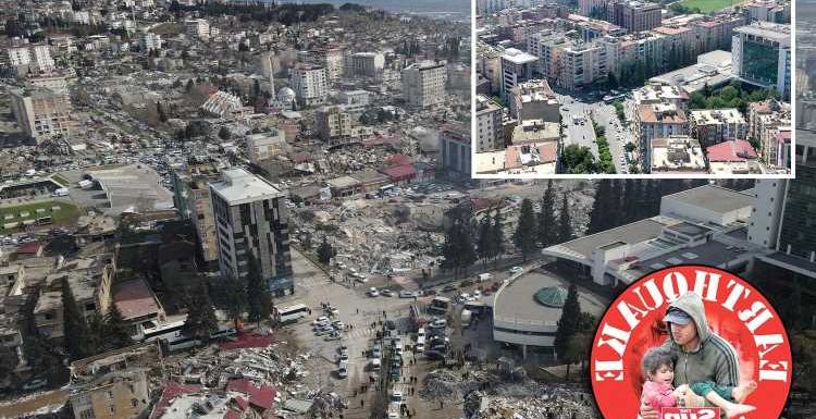 Chilling aerial pics reveal apocalyptic scale of Turkey quake disaster as districts are flattened & more than 24k killed | The Sun