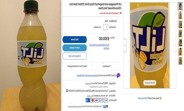 Lilt on sale for £100 on eBay after the tropical drink was 'cancelled'
