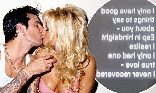 Pamela Anderson, texted married ex-husband Tommy Lee her feelings