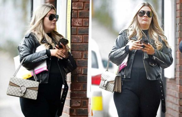 Pregnant Shaughna Phillips seen for the first time since her car was stolen as she prepares to give birth | The Sun