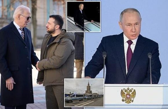 Putin and Biden go head to head with dueling Ukraine speeches
