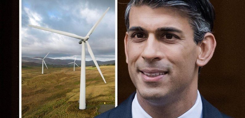 Sunak accused of floundering on pledge to scrap windfarm ban