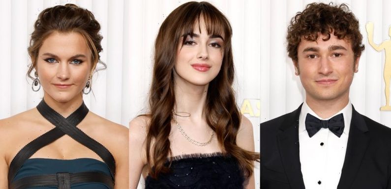 The Fabelmans’ Gabriel LaBelle, Julia Butters & Chloe East Arrive for SAG Awards