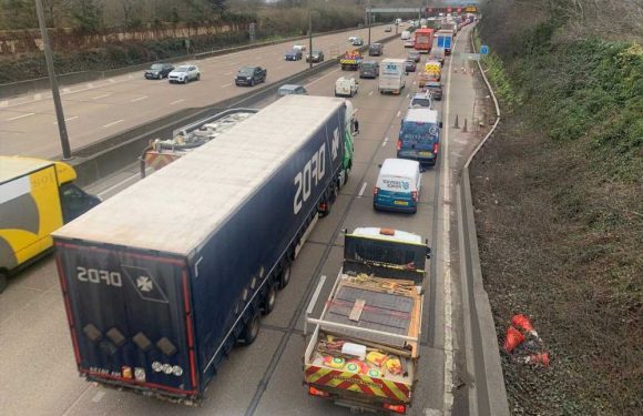Two men killed and two more seriously injured in horror crash on M25 in Surrey | The Sun