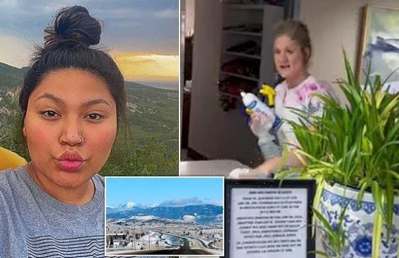 White hotel boss is filmed mocking Native American guests' accents