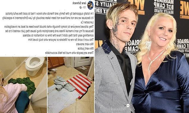 Aaron Carter's mom releases shocking pictures of his 'death scene'