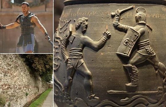 Britain hosted GLADIATOR fights 1,800 years ago, ancient vase reveals