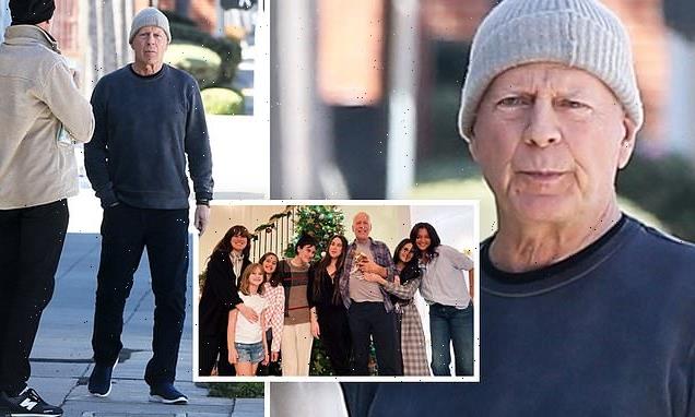 Bruce Willis seen after his dementia diagnosis was revealed