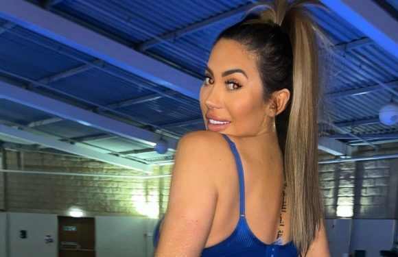 Chloe Ferry flaunts every inch of famous figure as she squeezes into tiny bikini