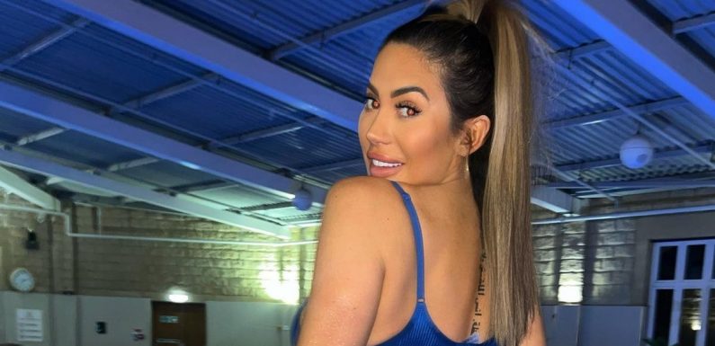 Chloe Ferry flaunts every inch of famous figure as she squeezes into tiny bikini