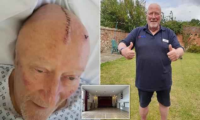 Grandfather who cracked his head helping school play sues for £200,000
