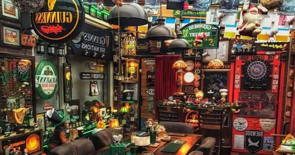 Guinness-loving bloke spends over £7k building an Irish pub in his back garden