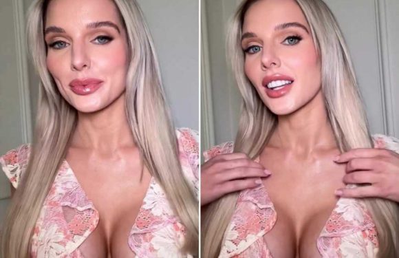 Helen Flanagan shows off results of recent boob job in very low cut top on Instagram | The Sun