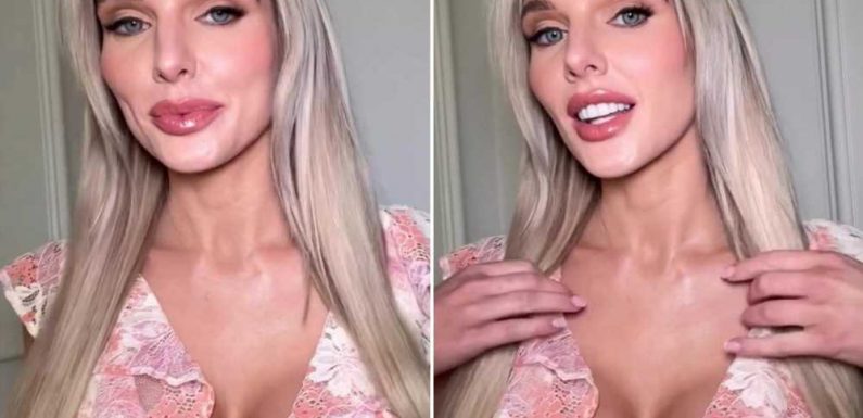 Helen Flanagan shows off results of recent boob job in very low cut top on Instagram | The Sun