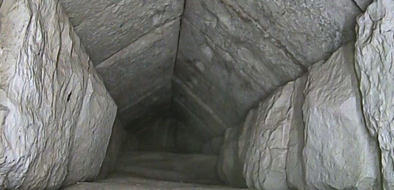 Hidden chamber found inside Great Pyramid after thousands of years