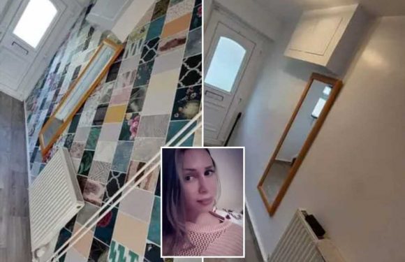 I transformed my bland home for just £4 using an easy wallpaper hack, anyone can do it too, it’s so easy | The Sun