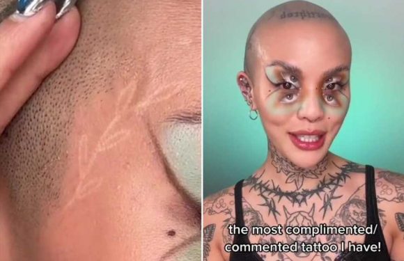 I'm covered in tattoos but people are always obsessed with a titchy one on my face, I don’t why when it’s so small | The Sun