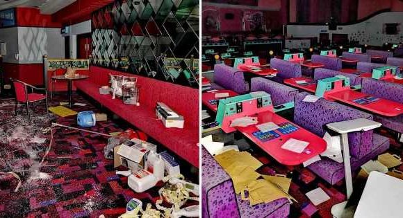 Inside eerie abandoned Mecca Bingo hall ‘frozen in time’ with ‘shrine’ on wall