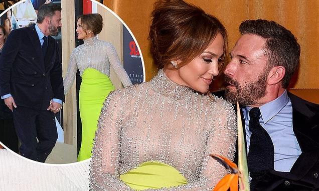 Jennifer Lopez and Ben Affleck put on loved-up display at Air premiere