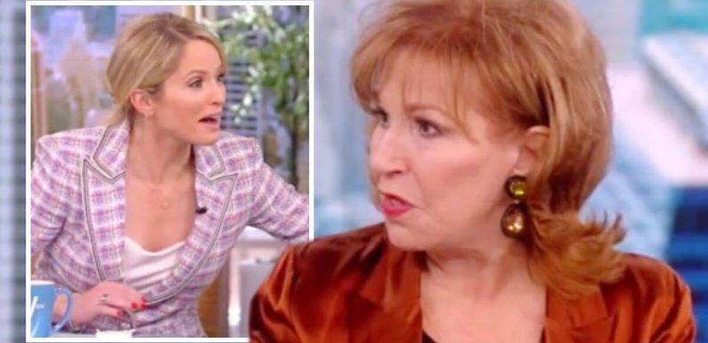 Joy Behar snaps at The View co-star during tense on-air clash