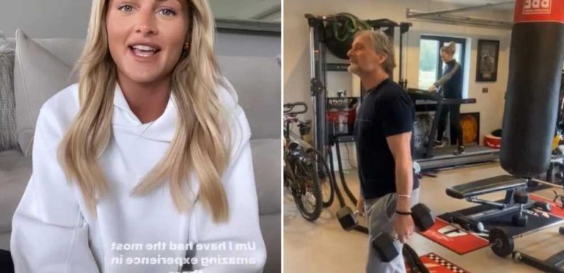 Love Island’s Claudia Fogarty shows off huge home gym as she works out with famous dad Carl | The Sun