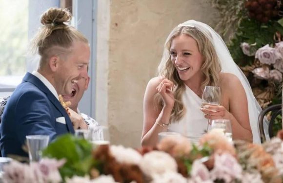 MAFS Australia’s Lyndall and Cameron appeared smitten at their wedding