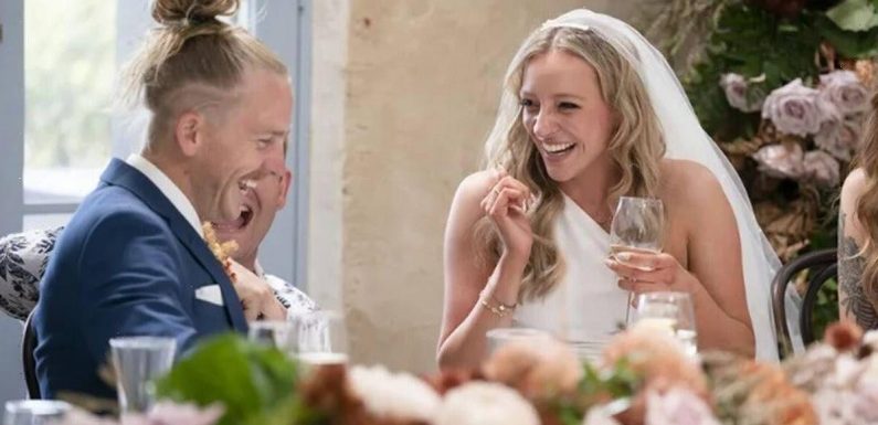 MAFS Australia’s Lyndall and Cameron appeared smitten at their wedding