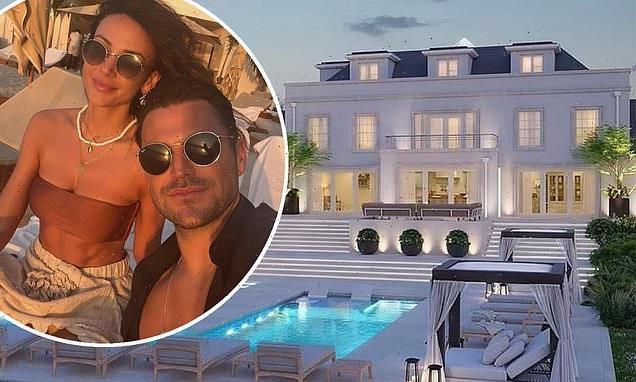 Mark Wright and Michelle Keegan show off new outside pool area