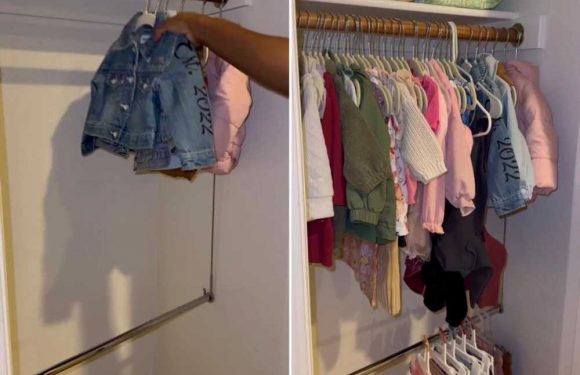 Mum shares the clever way she stores her baby clothes without taking up loads of space… all you need is a £6 Dunelm buy | The Sun