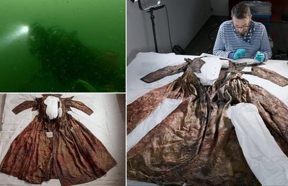 Mystery surrounds perfectly-preserved dress discovered in shipwreck