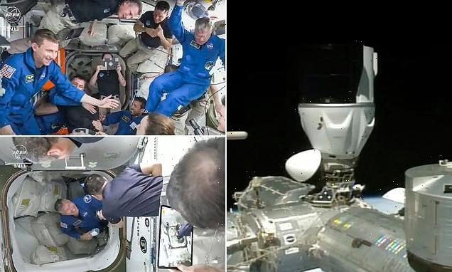 NASA: New crew join the ISS following a 24hr journey with SpaceX