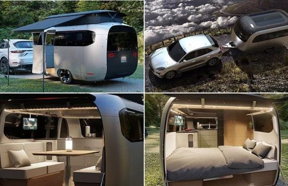 Now, this is glamping! Porsche reveals luxury camping trailer concept