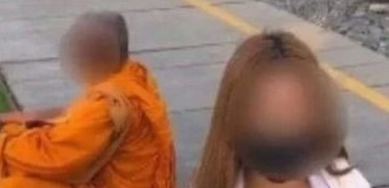 OnlyFans star who posed naked and had sex with monk arrested for sharing content