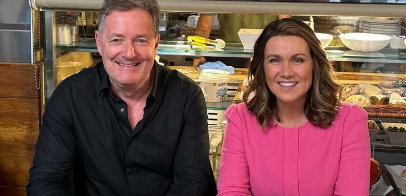 Piers Morgan and Susanna Reid get everyone talking as they reunite for rare breakfast date after she finally praised him | The Sun