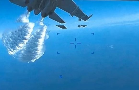 Russia media claims Kremlin forces found downed US drone in Black Sea