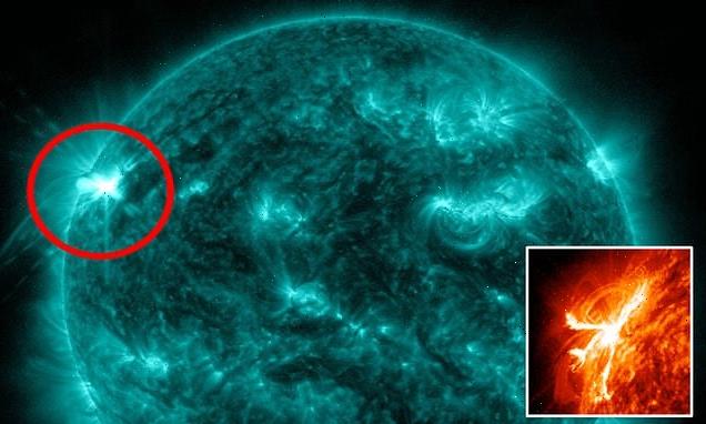 See the moment a powerful flare explodes from our sun