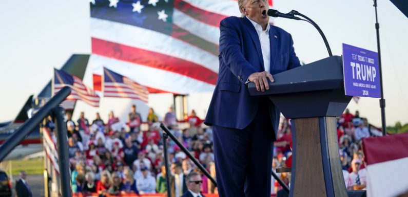 Trump casts 2024 contest in apocalyptic terms at Waco rally