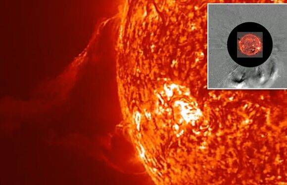 Billions of tons of plasma from the sun are set to hit Earth TODAY