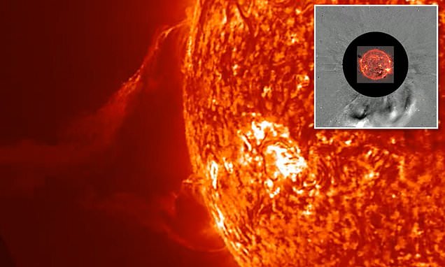 Billions of tons of plasma from the sun are set to hit Earth TODAY