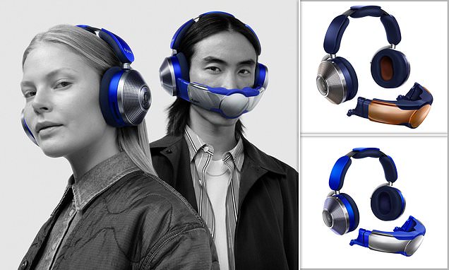 Dyson headphones with air purification system to go on sale for £820