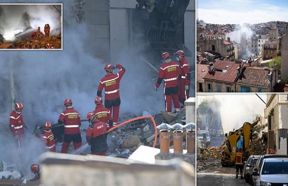 Eight people feared trapped under rubble after explosion in France