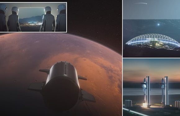 Fly to Mars with animation from Elon Musk's SpaceX