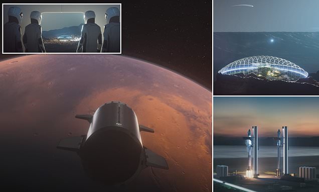 Fly to Mars with animation from Elon Musk's SpaceX