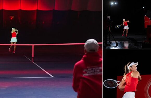 Future of coaching? Emma Raducanu trains tennis players via HOLOGRAM