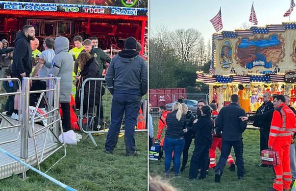 Girl 'flung' from Froggitt ride at Easter funfair in Epsom is 'safe'