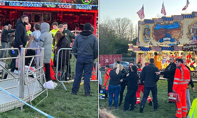 Girl 'flung' from Froggitt ride at Easter funfair in Epsom is 'safe'