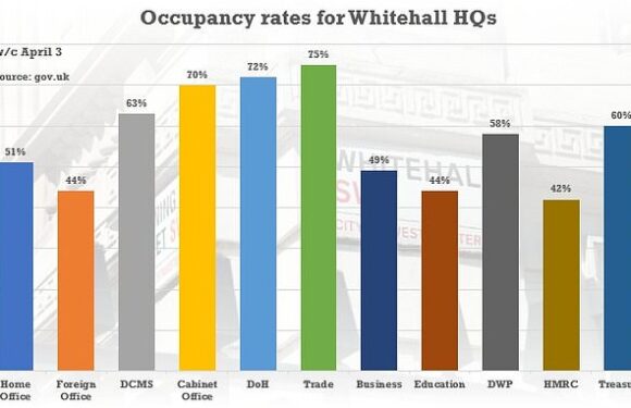 Government office designs now based on just 50% of staff being in