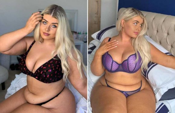 I’m a size 18 model and love showing off my body in sheer lingerie – I'm a baddie with a belly | The Sun